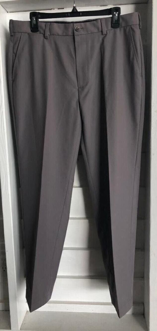Brooks Brothers St. Andrews Links Men’s Grey Polyester Golf Pants Size 35x30